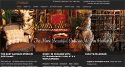 Desktop Screenshot of monticelloantiques.com